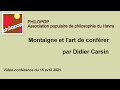 Montaigne et lart de confrer