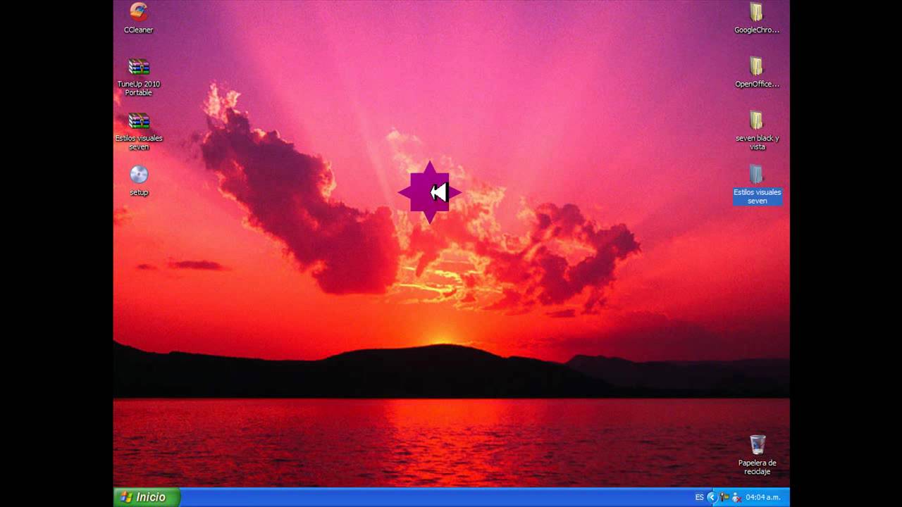 Mejorar apariencia de xp a seven black "estilo visual" .wmv