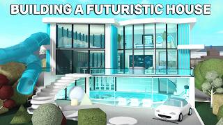 BUILDING A FUTURISTIC HOUSE In BLOXBURG