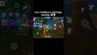 Les meilleurs paramètres Fortnite mobile  🤯💀 #FortniteFR #iPadM4 #FortniteMobile #gaming