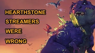 Hearthstone Streamers Were Wrong About Un'Goro Cards