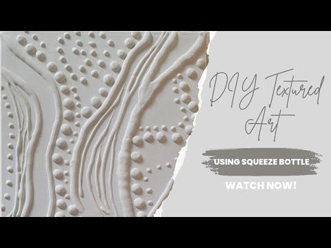 Tools to Create DIY Textured Art on Canvas PART 1