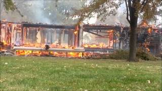 Controlled House Fire - Hiawatha, Iowa - October 20, 2013