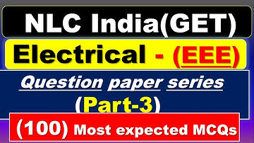 NLC electrical question paper | NLC electronics paper | NLC electrical previous question papers