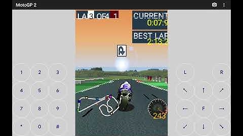 Moto GP 2 - Java Games - J2ME Emulator (quick race).