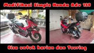 Modifikasi Simple Honda Adv 150 Untuk Harian Dan Touring Modifikasi Minimalis Honda Adv 150