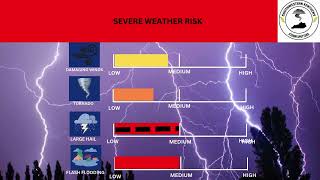 SEVERE WEATHER UPDATE APRIL 4,2025 SEVERE WEATHER AND FLOODING RISK STILL IN THE REGION.