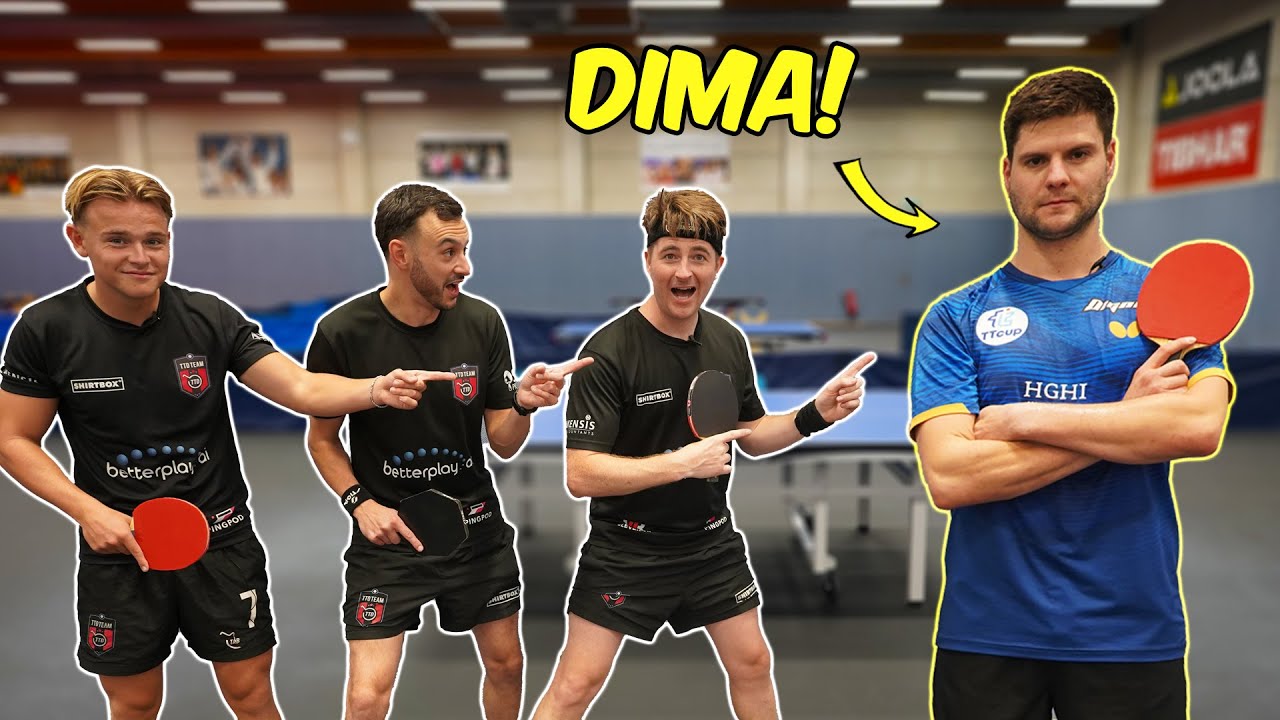 We Challenged Table Tennis Powerhouse Dimitrij Ovtcharov!