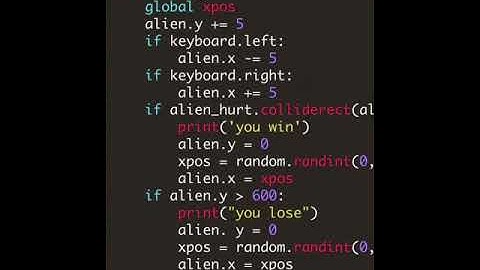 Pygame zero game code explained