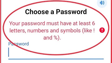 Facebook Choose Password Fix Must have at least 6 letters, numbers and symbols ( like ! and %) issue