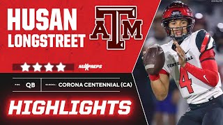 TEXAS A&M COMMIT HUSAN LONGSTREET 2023 HIGHLIGHTS | 4-STAR QB 🏈 🔥