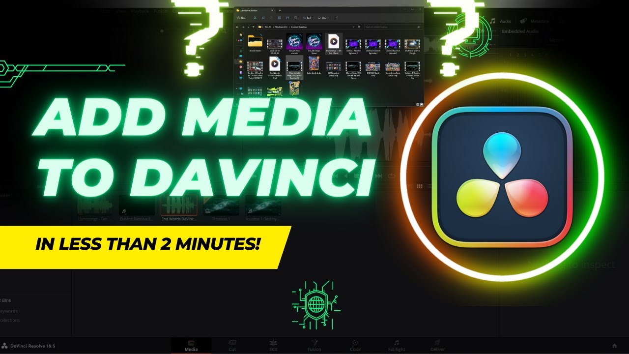 How to Add Media in DaVinci Resolve 18 - YouTube