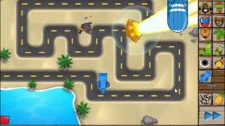BTD5 Deluxe New Tower! Monkey Engineer Bloon Chipper