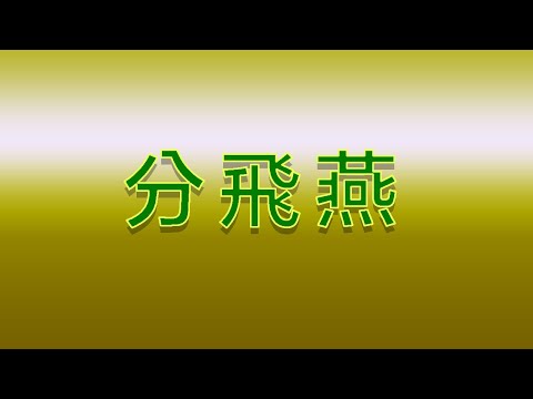 Karaoke - 分飛燕 | 鄭錦昌 麗莎 【伴奏/伴唱】