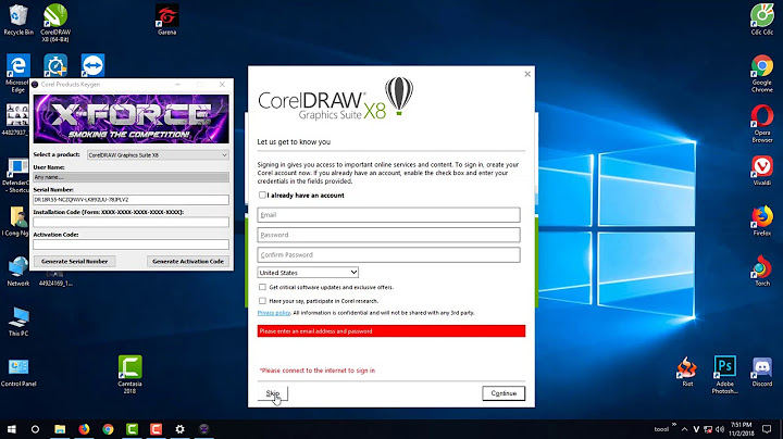 Hướng dẫn cài corel x8 full crack năm 2024