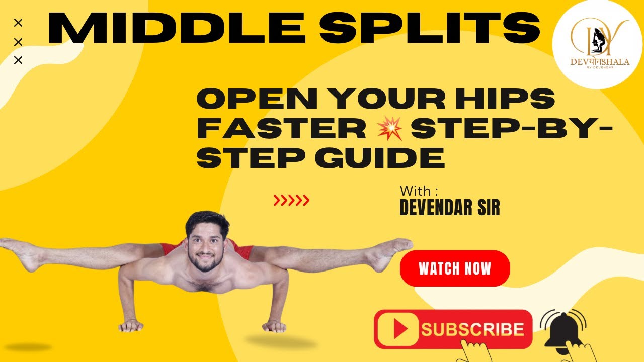Middle Split Variations Mastering Middle Splits 🧘♂️ | Step-by-Step Practice with Variations ...