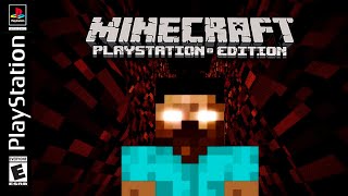 This is the scariest version of Minecraft - Minecraft PS1 Edition