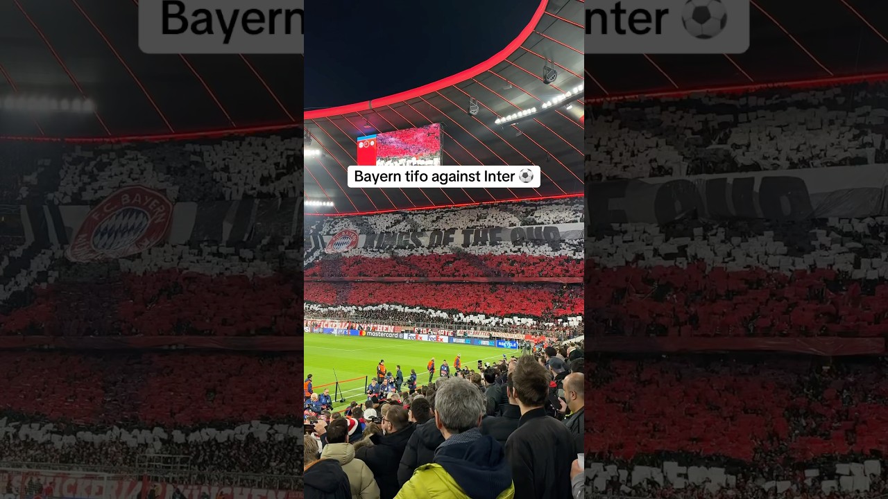 Bayern Choreo gegen Inter! ⚽️ 