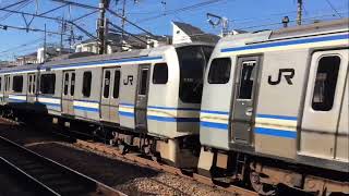 【オールMT68の速度超過】E217系が品鶴線を爆走!