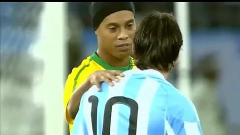 Ronaldinho, Messi, Neymar All in one match || Argentina vs Brazil Match that Shocked the world