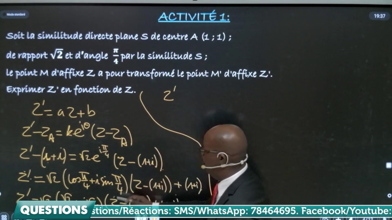 COURS MATHEMATIQUES TERMINALE TSE/TSEXP