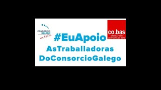 Co.bas Galiza en apoio á folga das traballadoras do Consorcio Galego de Igualdade e Benestar.
