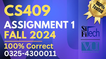 CS409 assignment 1 solution 2024 | CS409 assignment 1 solution fall 2024