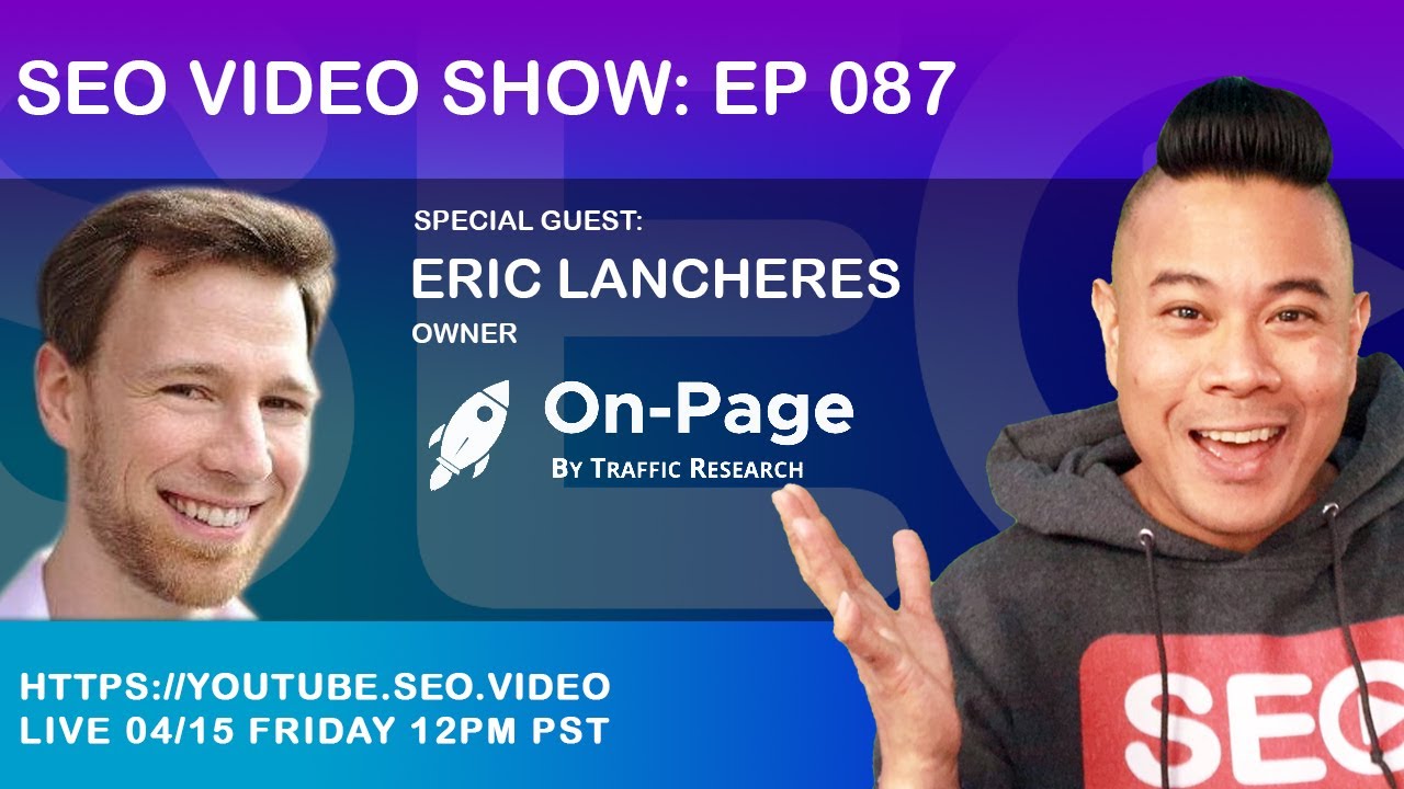 Eric Lancheres 🤑 On-Page.ai & Traffic Research - AMA (AskMeAnything) Honest Expert Answers