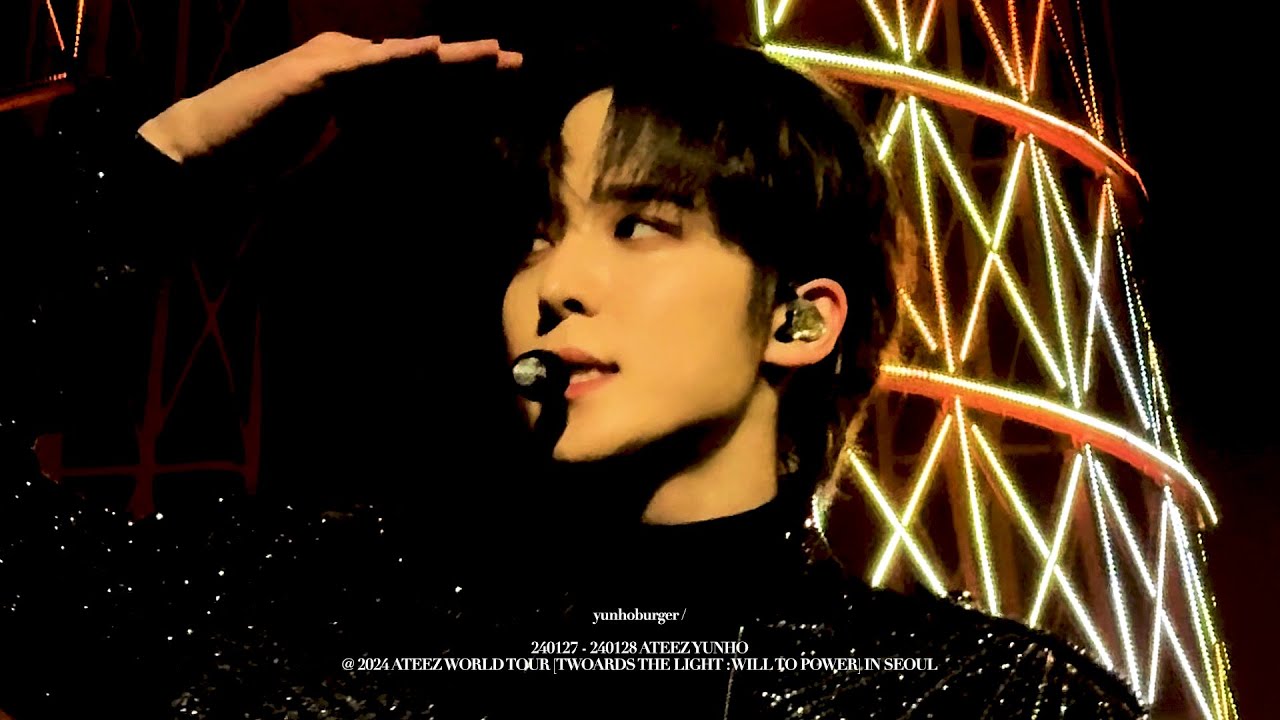 [4k] ATEEZ 윤호 focus WIN 윈 @2024 ATEEZ WORLD TOUR IN SEOUL
