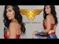 WONDER WOMAN TUTORIAL | Hair + makeup + costume | Elle Levi