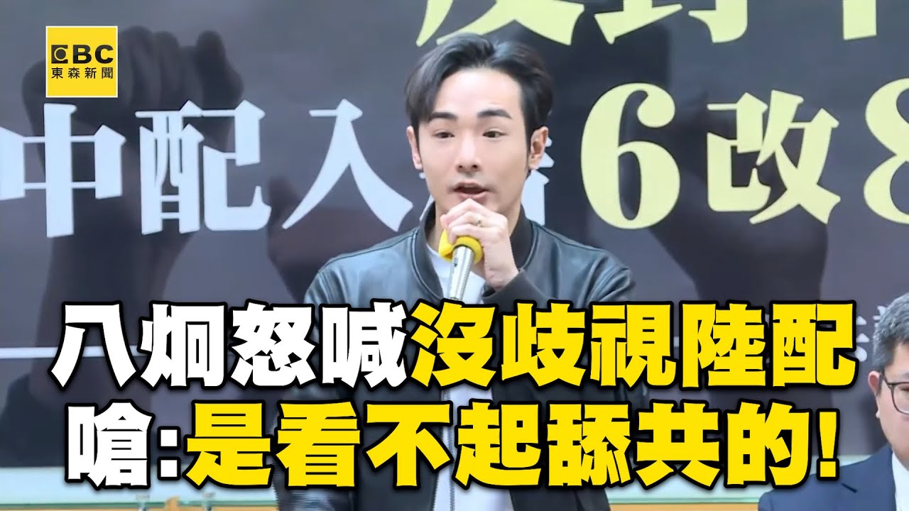 八炯怒：不要說我們歧視陸配！「是看不起舔共的」！