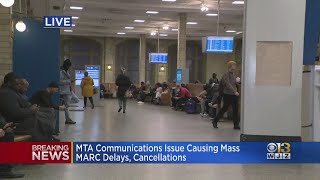 MTA communications issue causing mass MARC delays, cancellations