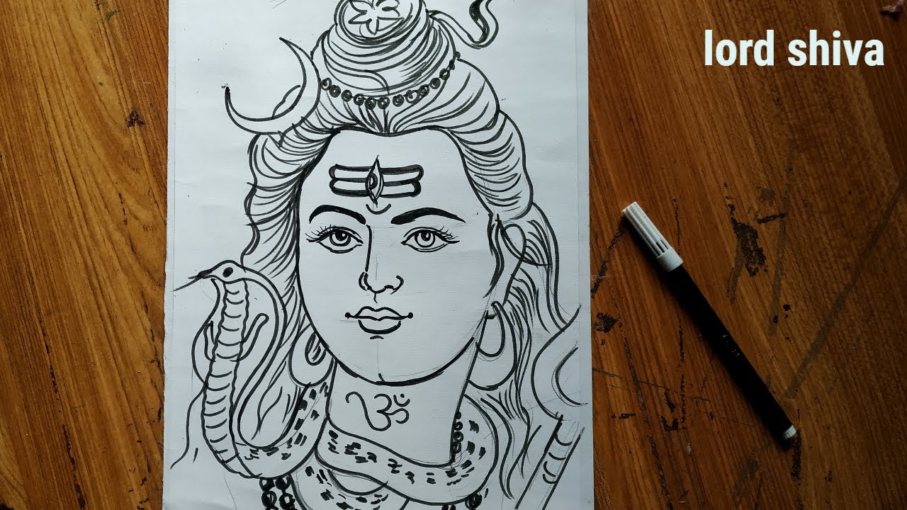 Step Easy Shiva Drawing Art - Internet hassuttelia