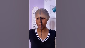 Natural Quick Weave Tutorial #quickweave #naturalhair #silkpress #hairtutorial #beyonce