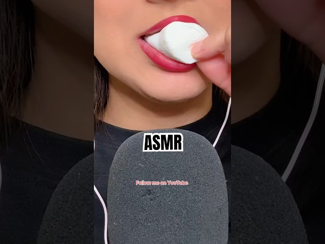 SONIDOS SUAVES comiendo bombones 😮‍💨🤤 | SOFT SOUNDS eating marshmallows - #satisfyingvideo #asmr