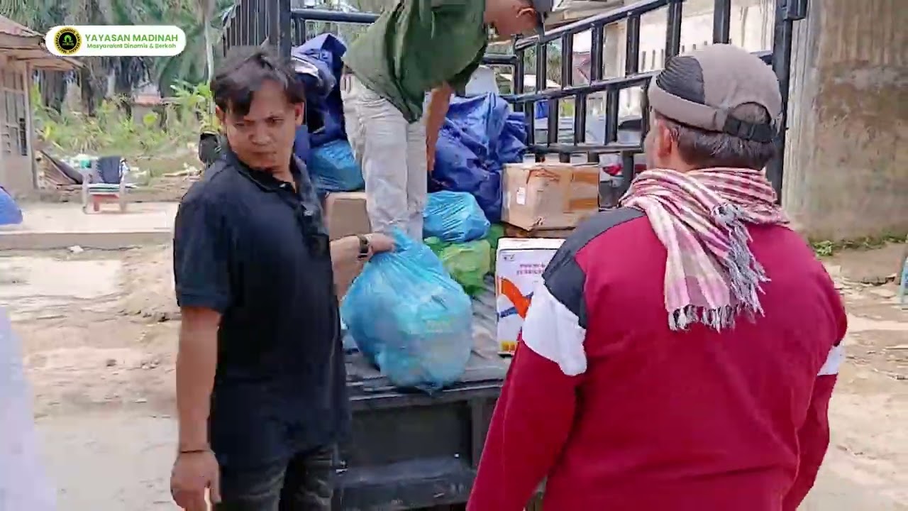 Penyaluran Donasi Dari Jemaah Provinsi Kaltim Untuk Aceh Tamiang