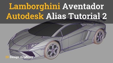 Autodesk Alias Tutorials – Lamborghini Aventador Part 2