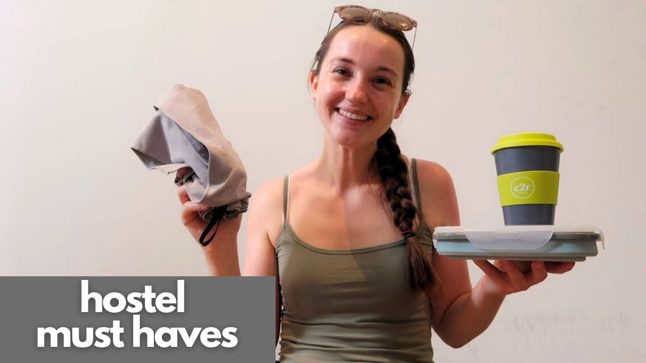 WATCH THIS before staying in a HOSTEL for the first time | things you WILL NEED for beginners