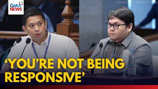 'You're not being responsive' Vinluan sa pagsagot ni AMLC witness Buenaventura | GMA News
