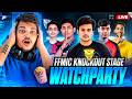 Free Fire Max Knockout Stage Live Team TSG Day 1 Watch Party Garena Free Fire