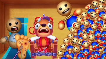 Kick the Buddy 2 vs Despicable Bear vs Buddyman Kick 2 Android Gameplay | New Machines vs 999 Buddy