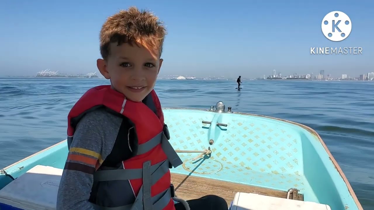 1968 13' Boston Whaler, Fishing, Long Beach California. 8/14/2022