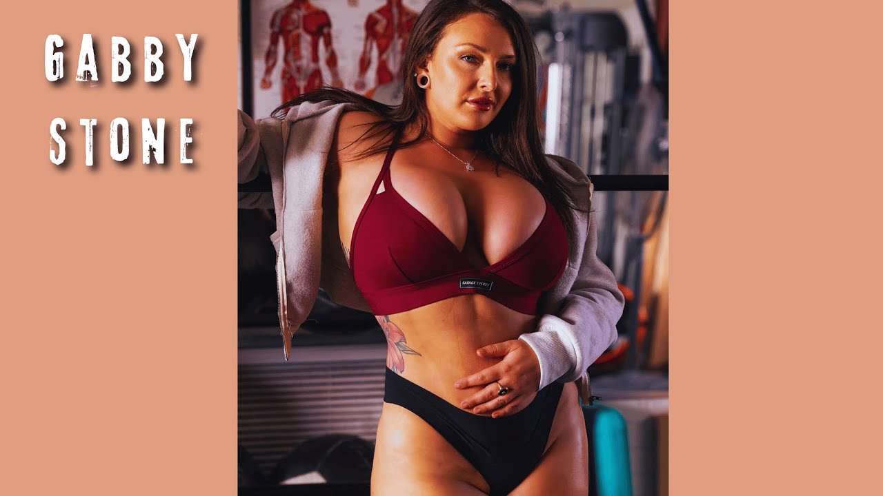 Gabby Stone American plus size curvy models fashion & tiktok 2024 - YouTube