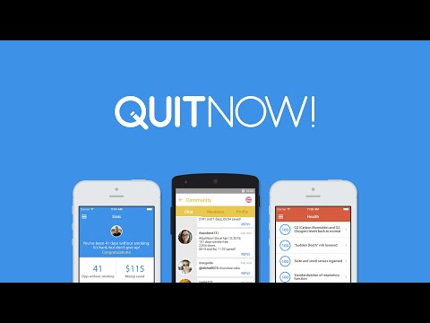 QuitNow! Deja de fumar con el móvil