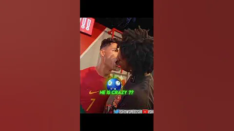 Ishowspeed kisses Ronaldo ??🤯