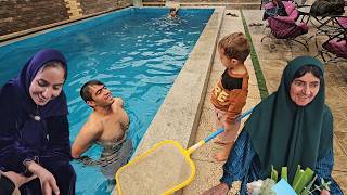🚗🌊 Chavil Family’s Exciting Trip to the North! A Fun Night at a Pool Villa 🏡🔥