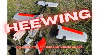heewing T1 ranger - drop dive after failsafe and rebuild on site