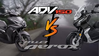 Yamaha Aerox vs Honda ADV 150 | Round 1 | Marilaque Racing Mountain