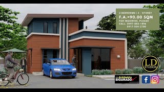 Design and Build Solution for a modular shelter of 45.00 - 90.0 sqm modern house.in the Philippines