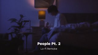 People Pt. 2 - Agust D, IU | Lofi Version | Bts Suga Resimi